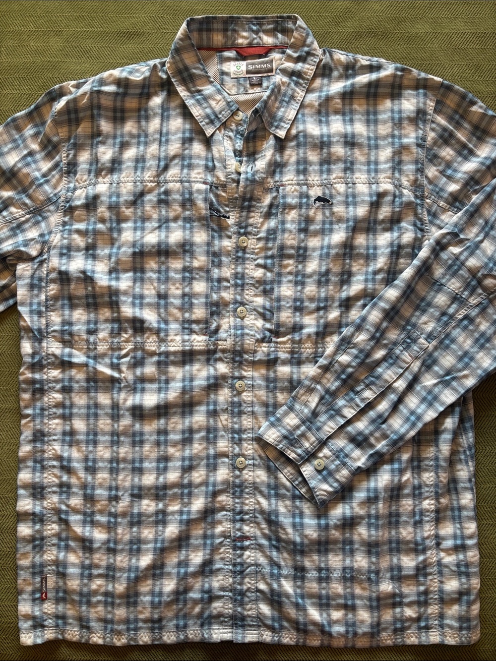 Simms Performance Fishing Shirt.